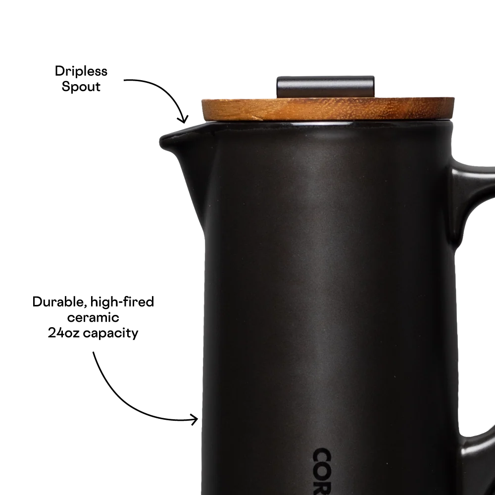 Corkcicle Ceramic French Press - Image 5